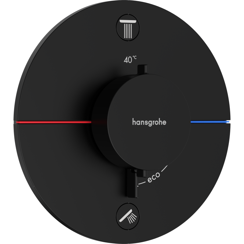 HANSGROHE ShowerSelect Comfort termostatbatteri ø155mm indb 2udt
