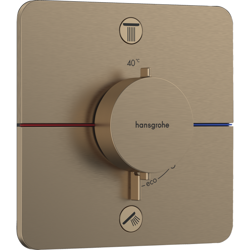 Hansgrohe ShowerSelect Comfort Q duschblandare, brons