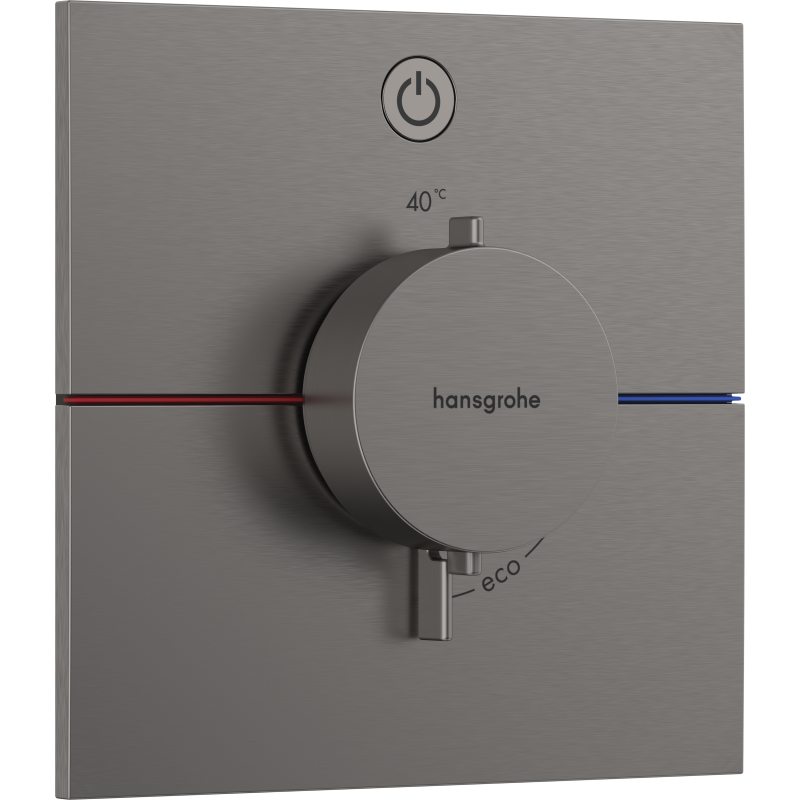 Hansgrohe ShowerSelect Comfort E brusearmatur, sort krom