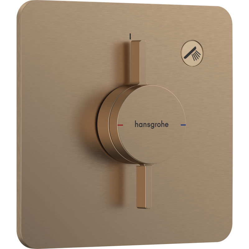 Hansgrohe DuoTurn Q duschblandare, brons