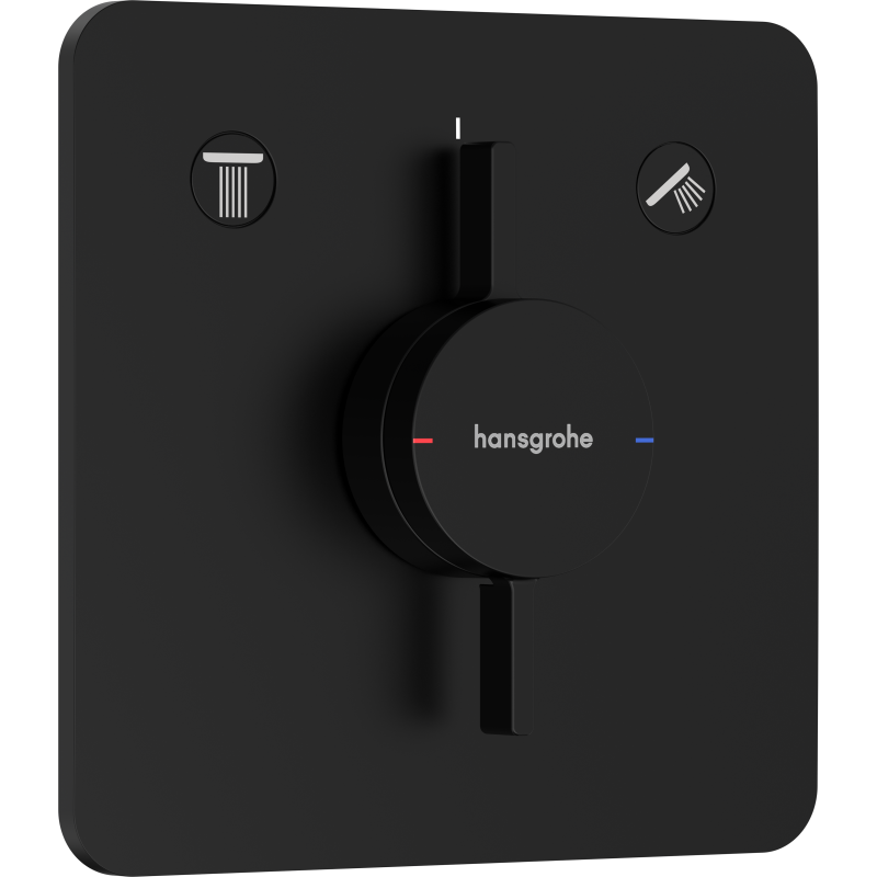 Hansgrohe DuoTurn Q duschblandare, svart