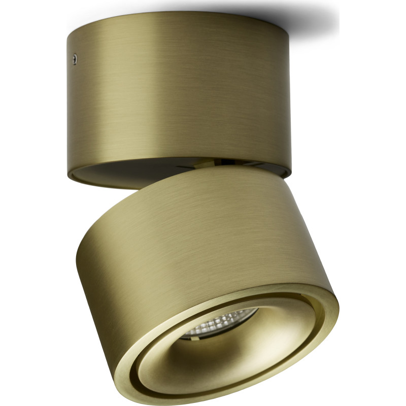 Easy Mini W75 LED Påbygningsspot 2700K Brass - Antidark - Stue - Aluminium