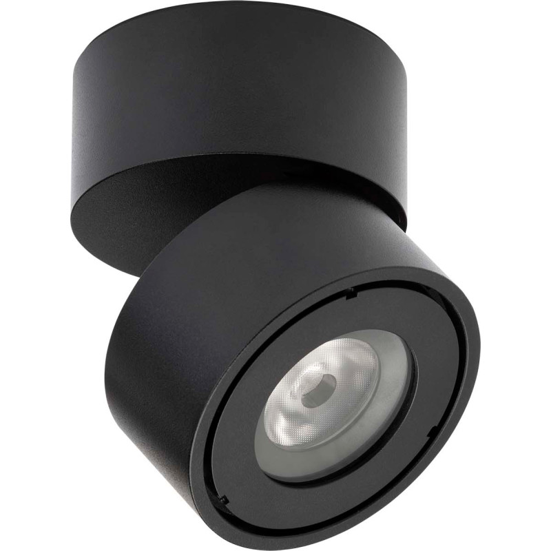 Easy W100 LED-udendørs loftspot, sort, IP54 – Antidark - Køkken - Aluminium