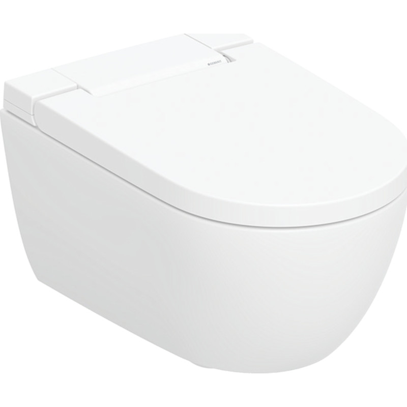 Geberit AquaClean Alba douchetoilet, uden skyllekant, rengøringsvenlig, hvid