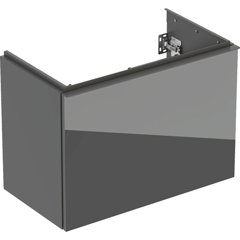 Geberit Acanto underskab, 74x41,5 cm, grå glas