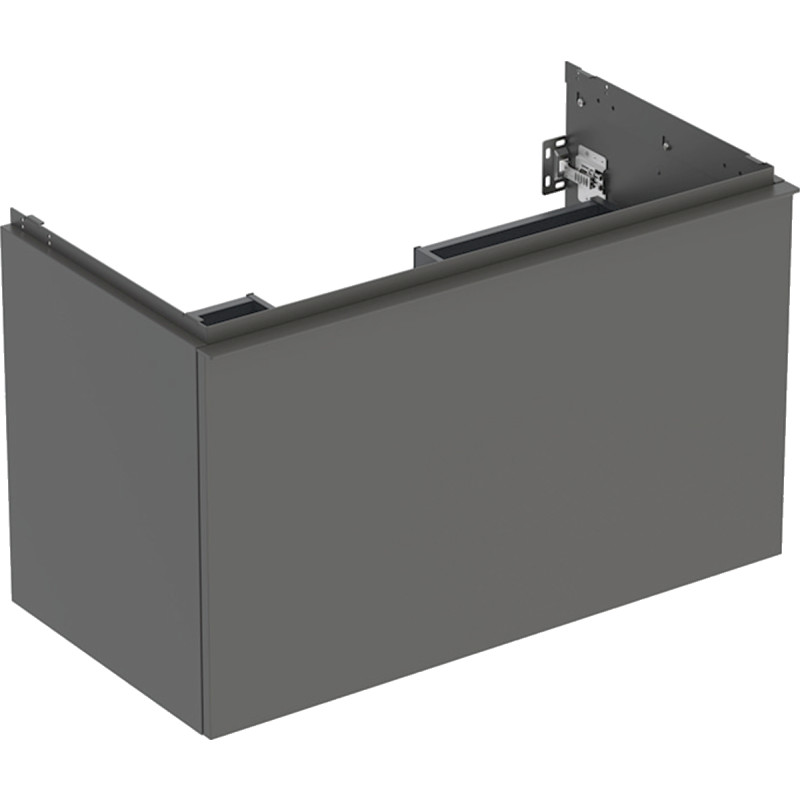 Geberit Acanto tvättställsunderskåp, 88,8x47,5 cm, matt grå