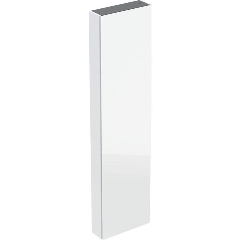Geberit Acanto højskab, 45x180 cm, hvid glas