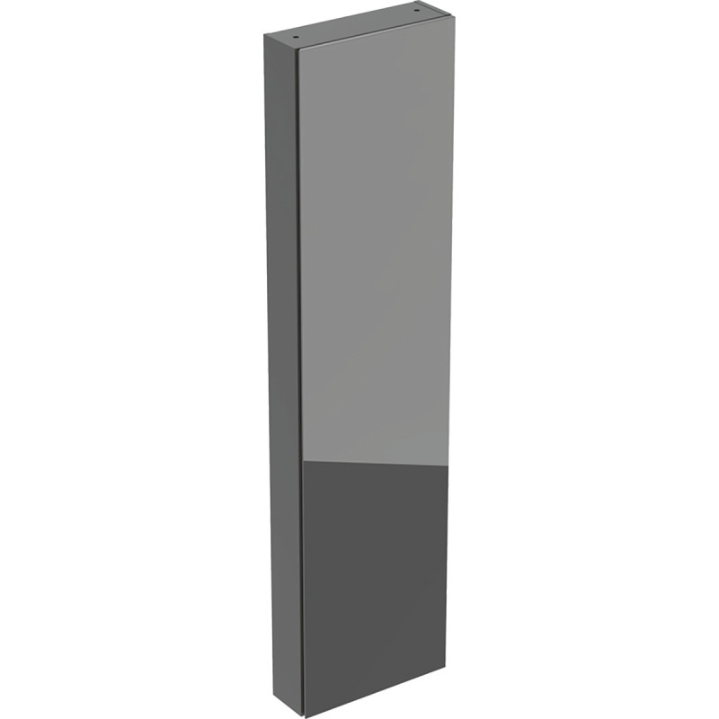 Geberit Acanto högskåp, 45x180 cm, grått glas