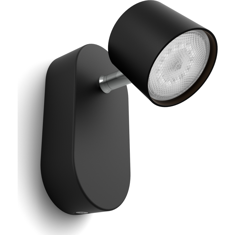 Philips myLiving Star takspotlight, svart
