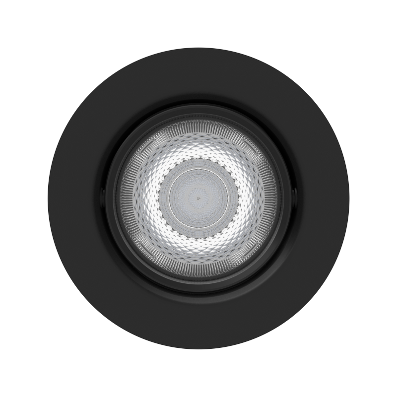 Philips Impala indbygningsspots LED 6W 2200-2700K WarmGlow dæmpbar, sort