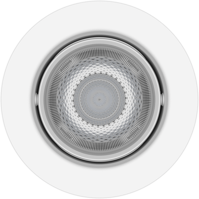 Philips myLiving Impala indbygningsspot, hvid