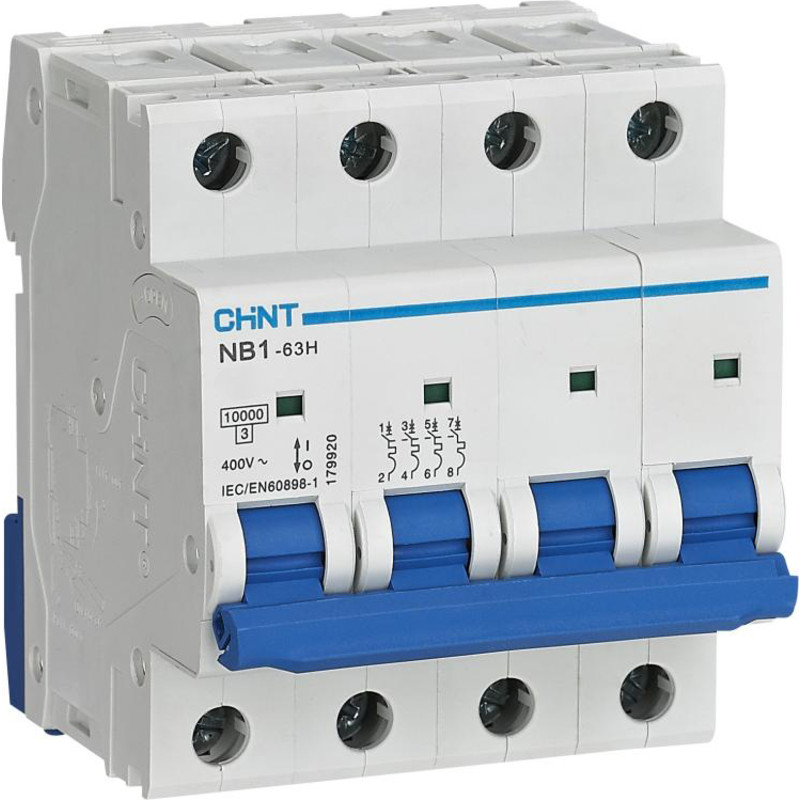 Schneider Chint NB1-63H Automatsikring 4P 20A