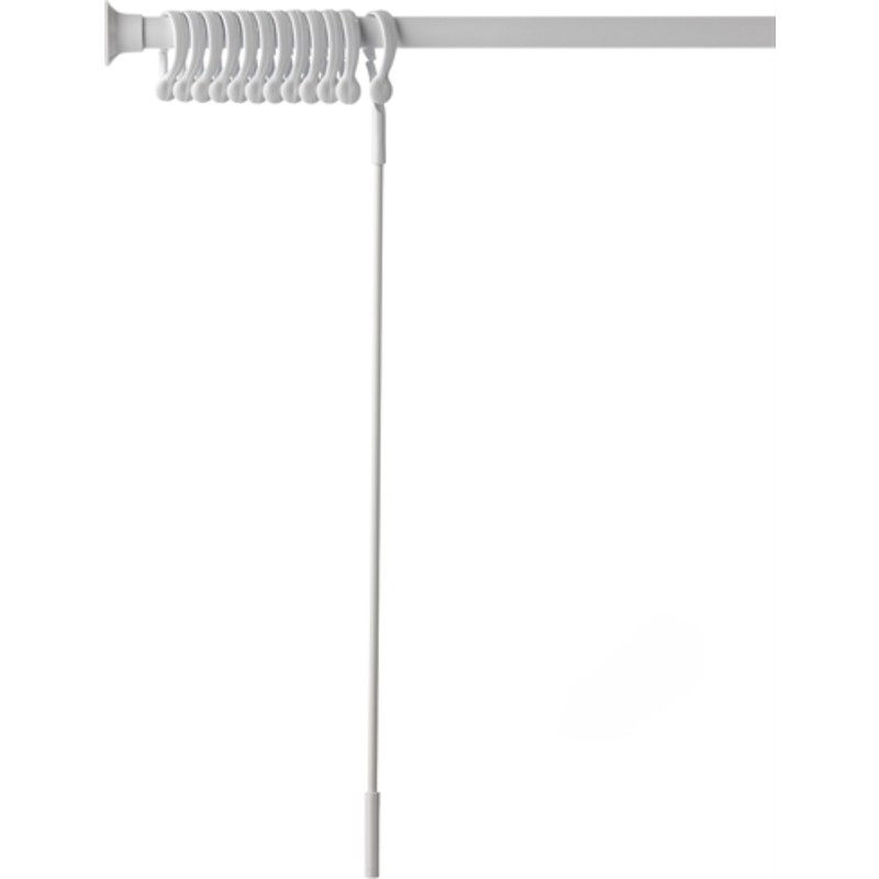 Van Der P Erica2000 badeforhængsstang, 155-260 cm, hvid