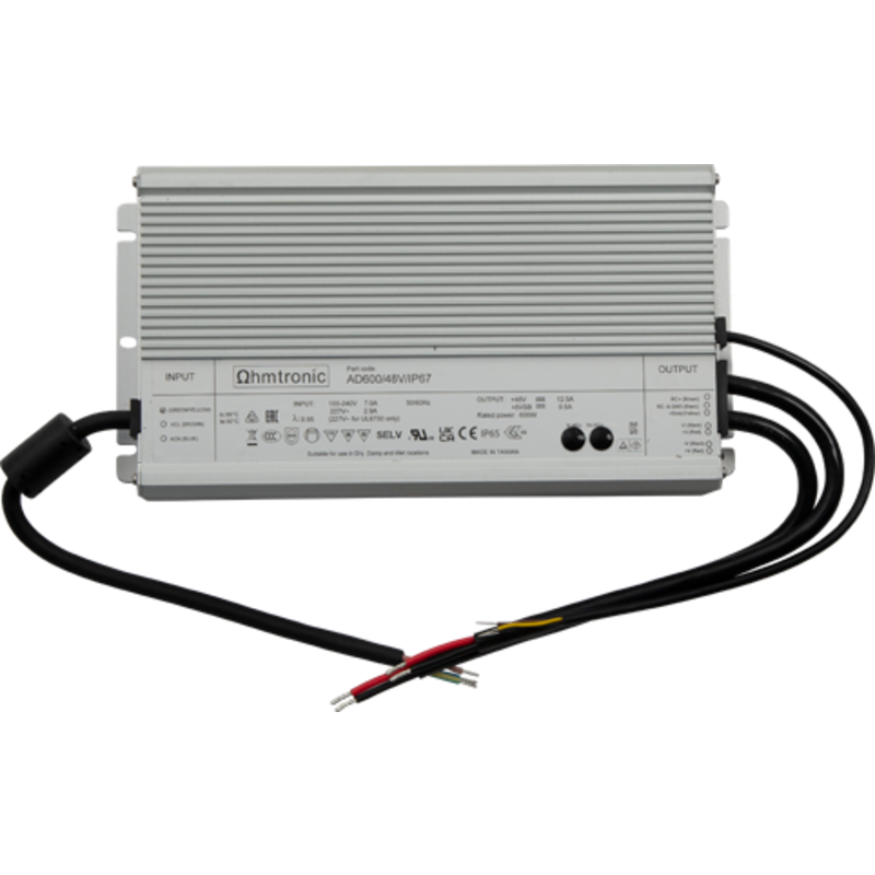 Ansell Lighting LED driver för utomhusbruk, 48V, 600W