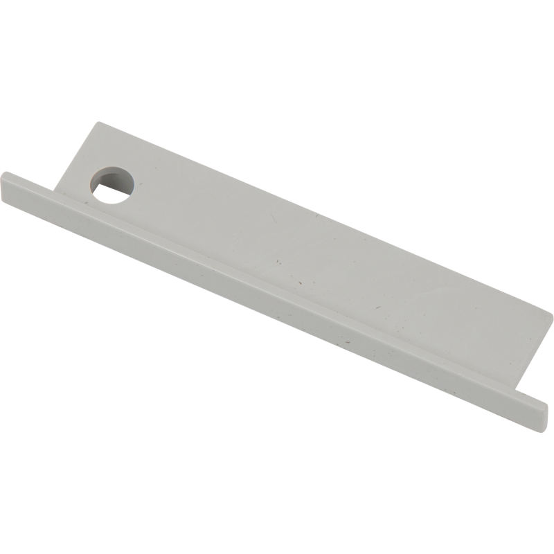 Ansell Lighting ändstycke, med hål, 66,1x12,5 mm, aluminium