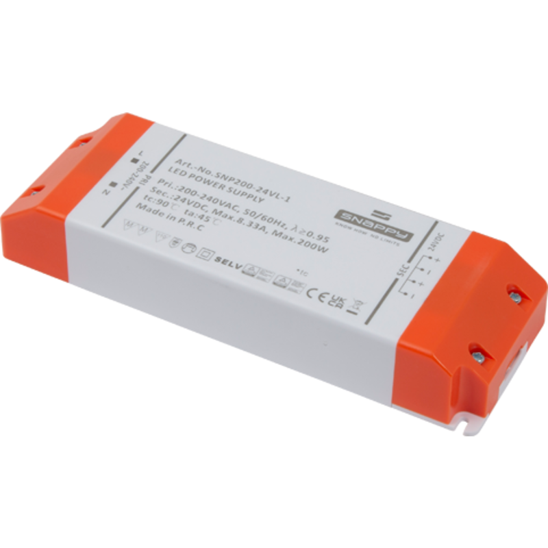 Ansell Lighting LED driver, 24V, 200W