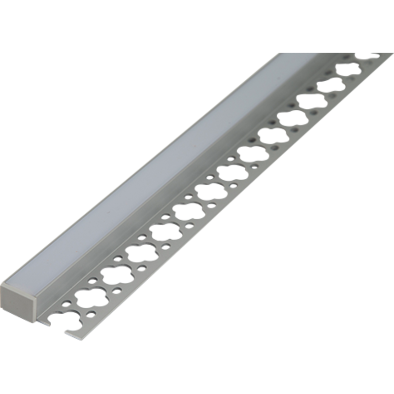 Ansell Lighting LED skinne, indspartling, 11,3x35,5 mm, 2 meter, aluminium