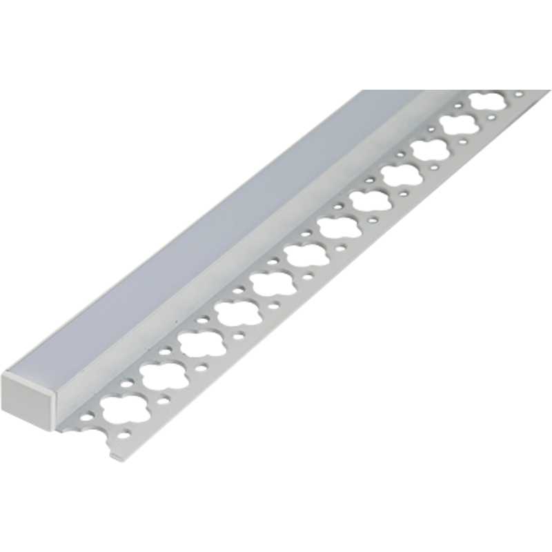 Ansell Lighting LED skinne, indspartling, 11,3x35,5 mm, 2 meter, hvid