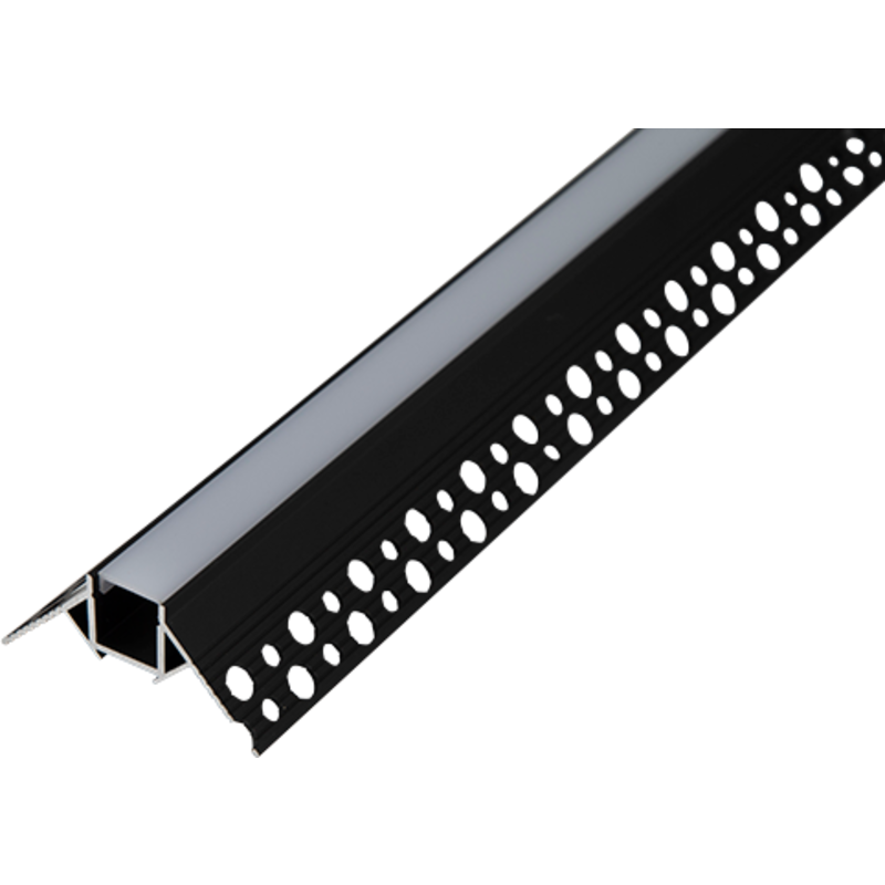 Ansell Lighting LED skinne, indspartling, 23,1x53 mm, 2 meter, sort