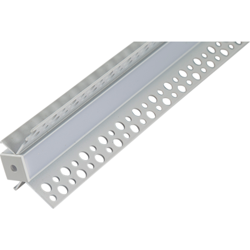 Ansell Lighting LED skena, spackling, 26,5x46,5 mm, 2 meter, vit