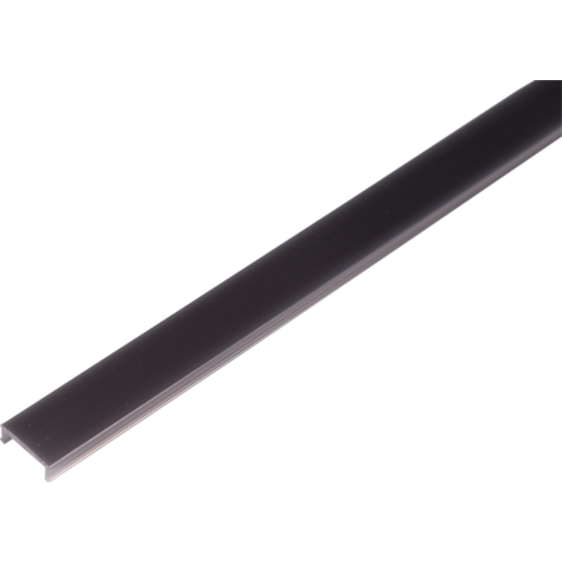 Ansell Lighting däckskena, 15x56,2 mm, 2 meter, svart