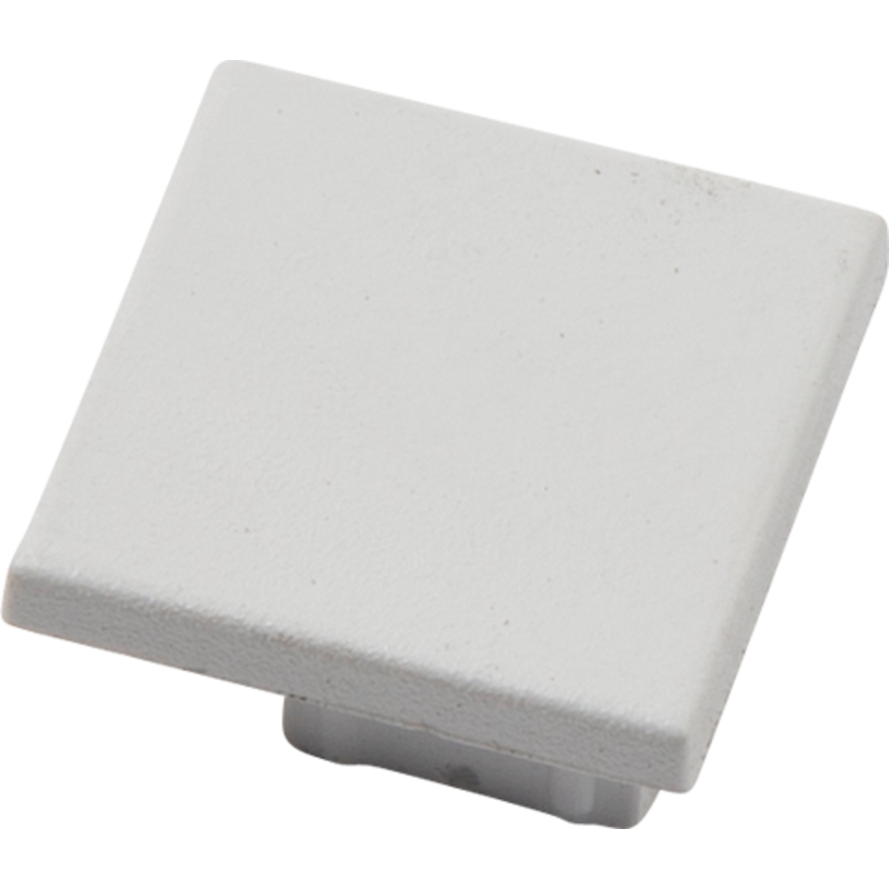 Ansell Lighting endestykke, uden hul, 15x56,2 mm, hvid