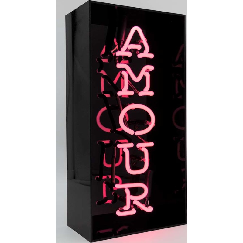 Locomocean Amour neonskilt, sort