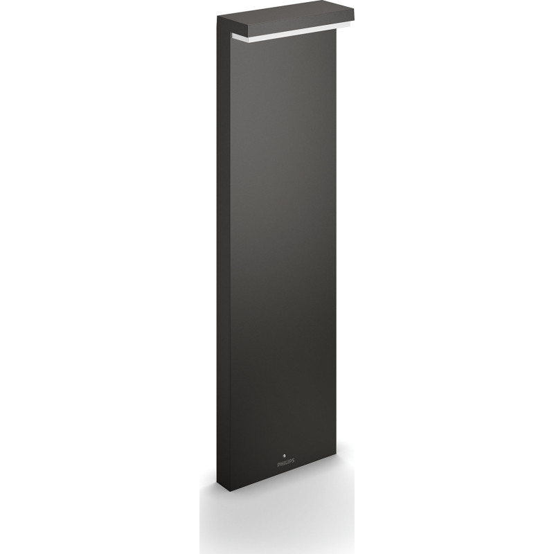 Philips myGarden Bustan Post - Pedestallys - LED x 2 - total: 9 W (tilsvarende 40 W) - varmt hvidt lys - L-type - antracit (sort)