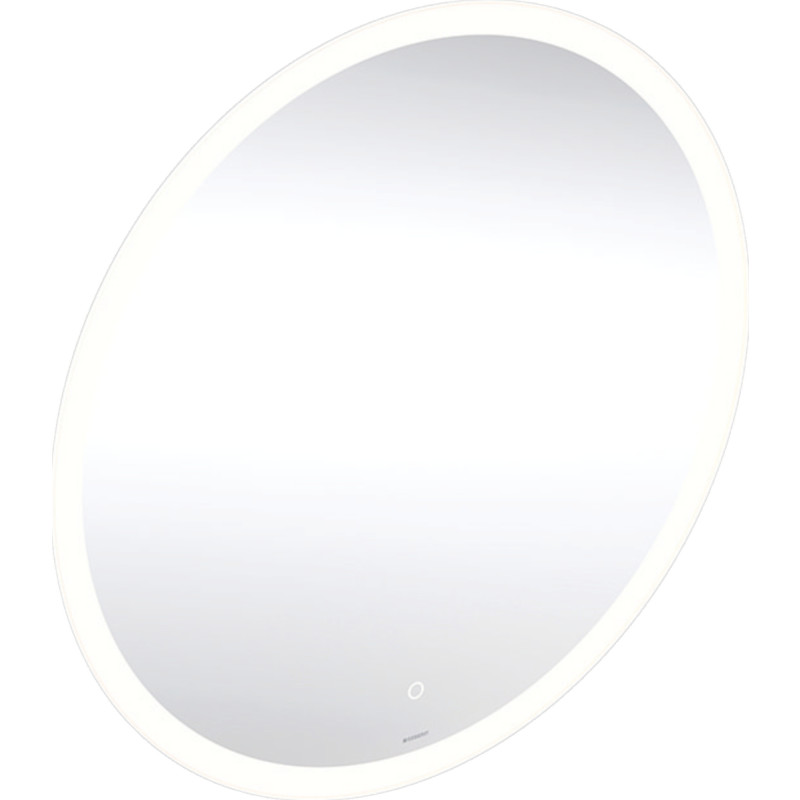 Geberit Option Round spejl med lys, dæmpbar, touch, Ø90 cm