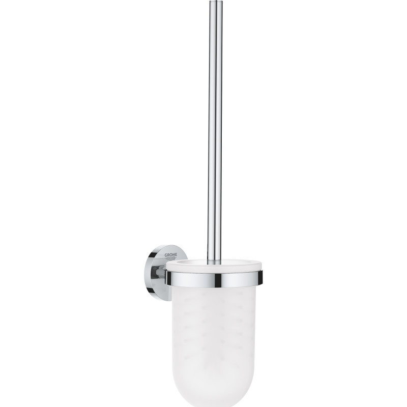 Grohe Start toiletbørste - glas/metal forkr holder/skål