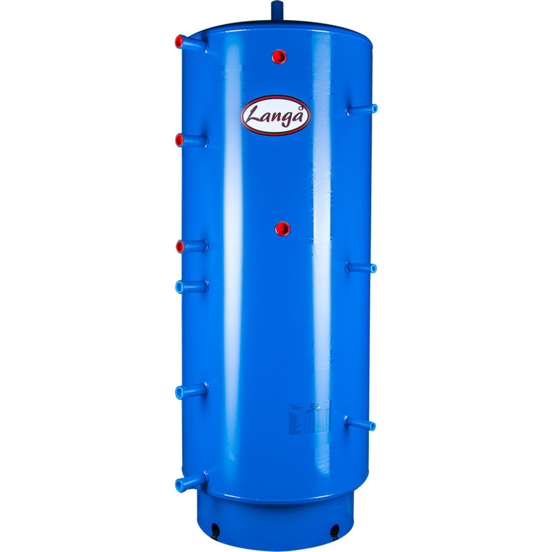 Langå buffertank, sanitetsspiral, 500 liter