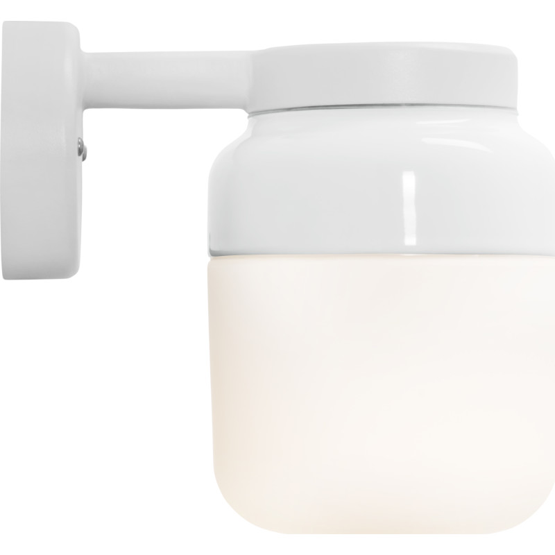 Ifö Electric Ohm væglampe, hvid/opal