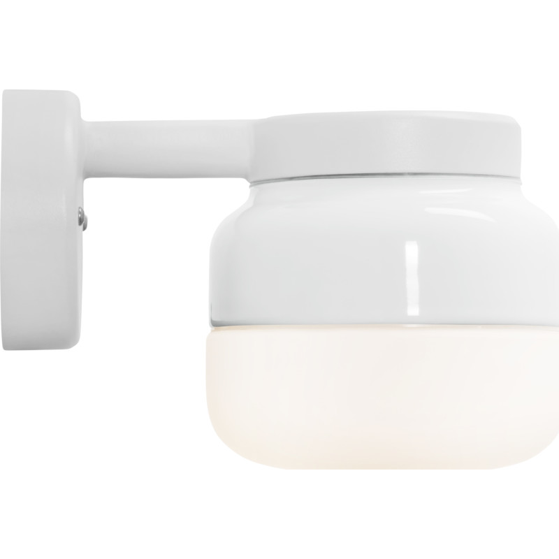 Ifö Electric Ohm væglampe, hvid/opal