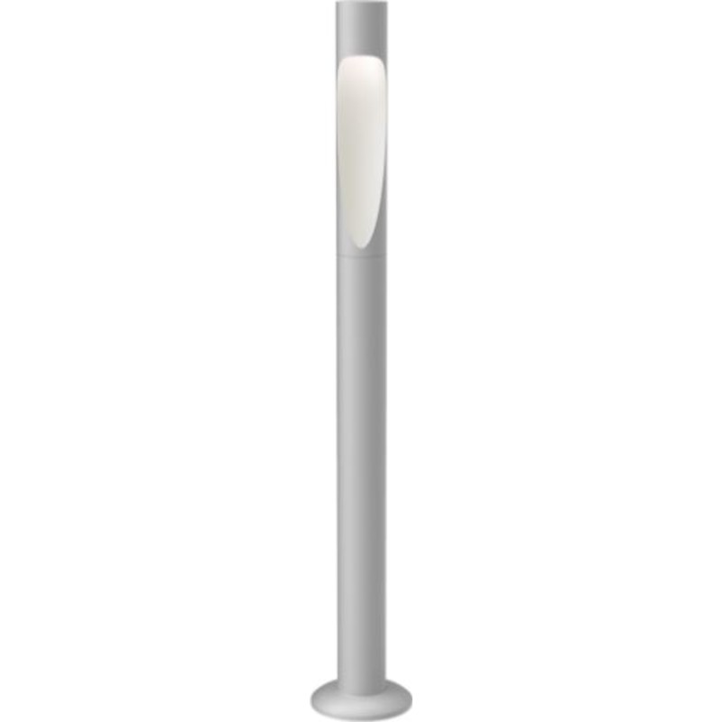 Flindt Garden Bollard Aluminium Colour Texture Long Base W/Adaptor LED 3000K 8.8W I Dali 252 Lm