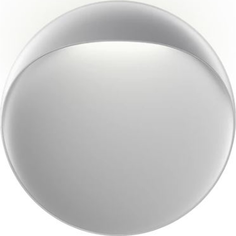 Flindt Væglampe Ø300 3000K Alu Grå - Louis Poulsen - Stue - Design - Aluminium - Rund