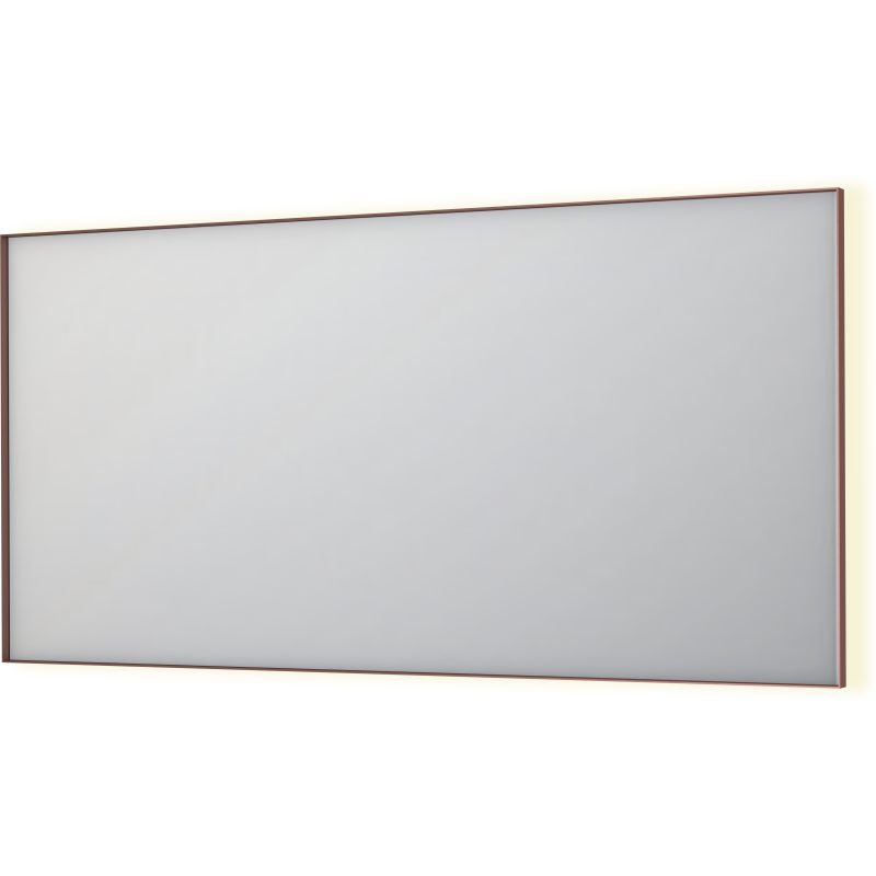 Sanibell Ink SP32 spegel med belysning, dimbar, 160x80 cm, borstad koppar
