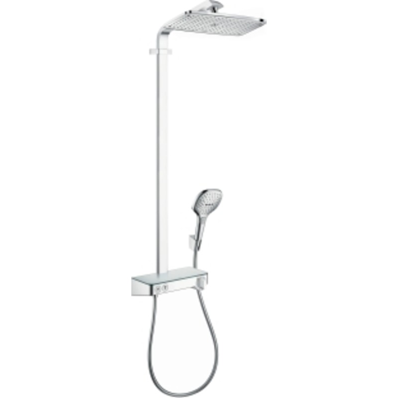 Hansgrohe Raindance Select E 360 duschset, vit/krom