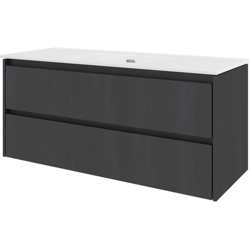 Sanibell Proline möbelpaket, 121x46 cm, svart ek