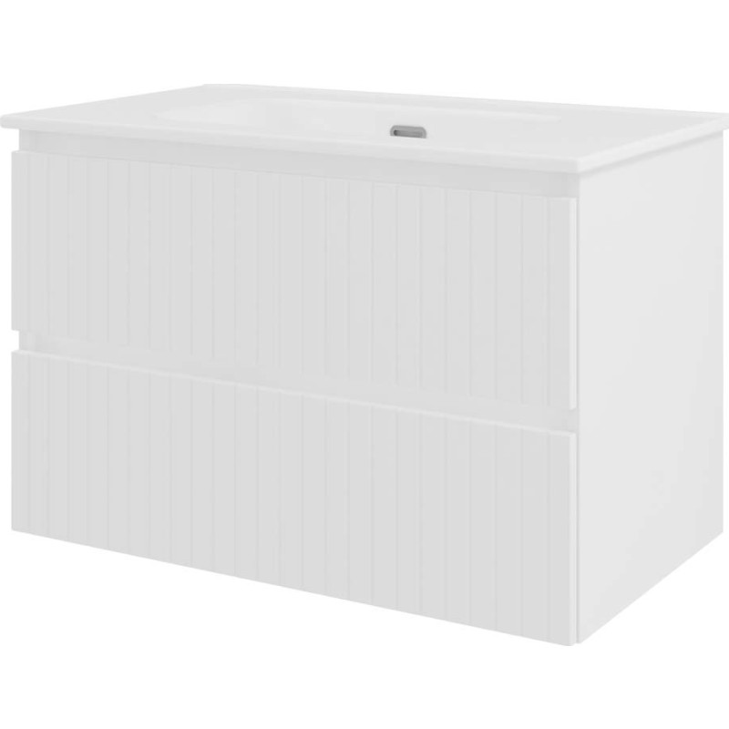 Sanibell Proline möbelpaket, 81x46 cm, matt vit