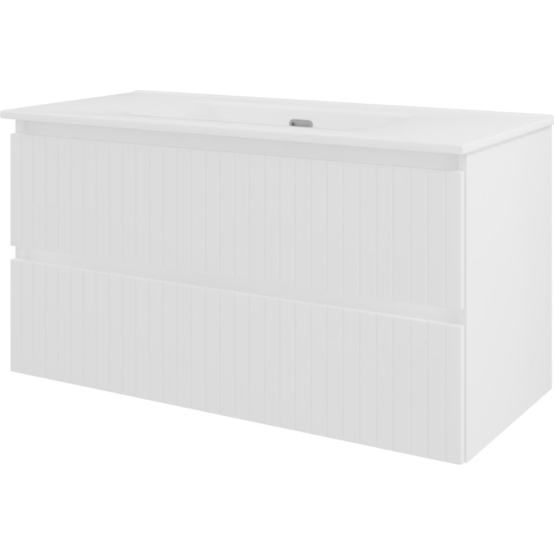 Sanibell Proline möbelpaket, 101x46 cm, matt vit