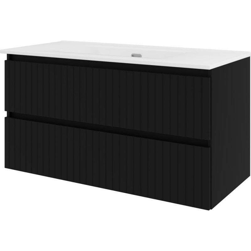 Sanibell Proline möbelpaket, 101x46 cm, matt svart