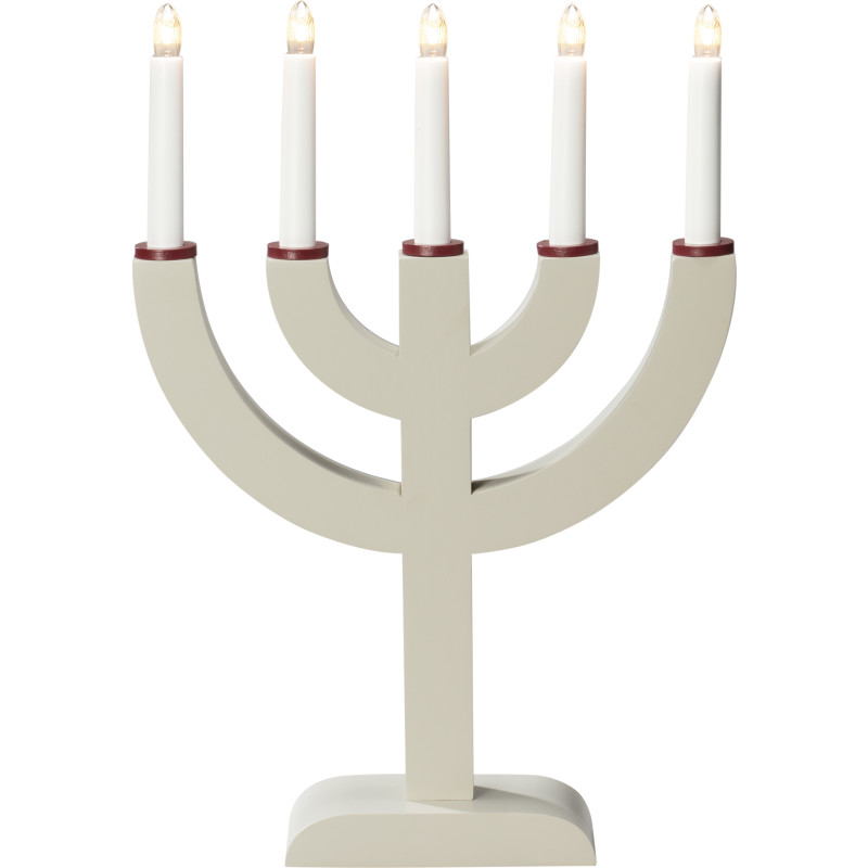 Konstsmide adventsljusstake, beige
