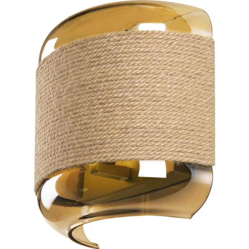SLV Pantilo Rope væglampe, guld