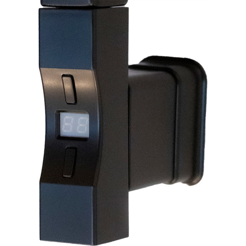 Kriss Nuvo 2 elpatron, 300W, termostat, timer, matt svart