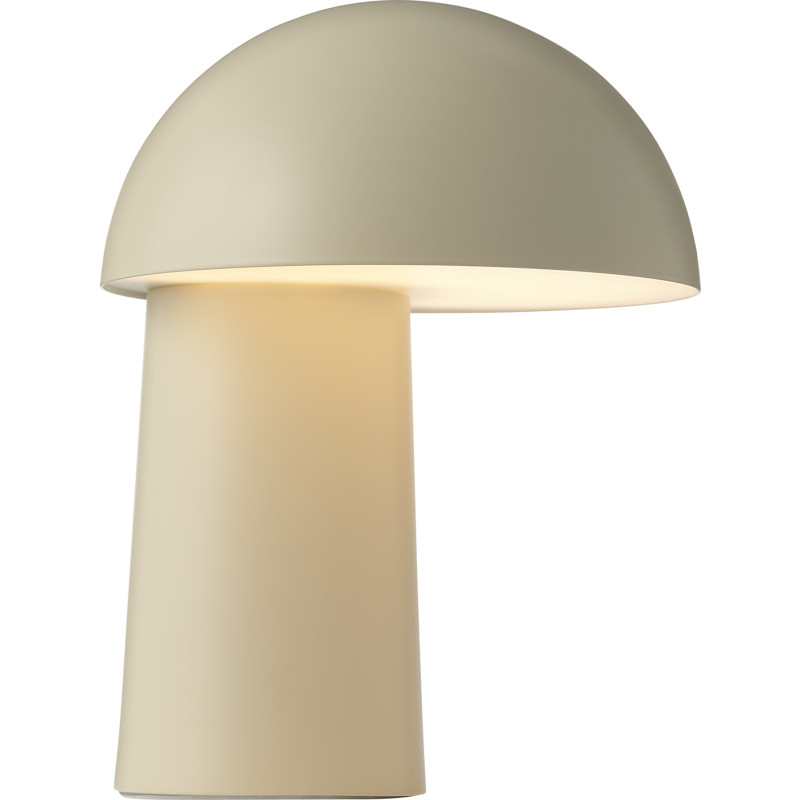 Faye bærbar bordlampe beige - DFTP Faye Portable DFTP by Nordlux - Stue - Skandinavisk - Metal - Med skærm