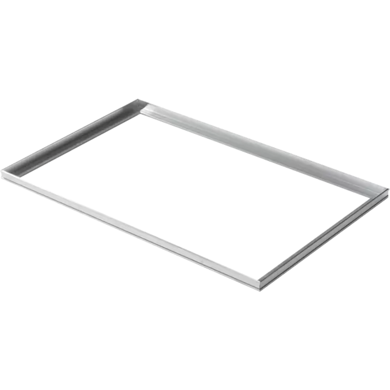 ACO Vario, 750 x 500 x 26,5 mm, aluminiumsramme til drmtte