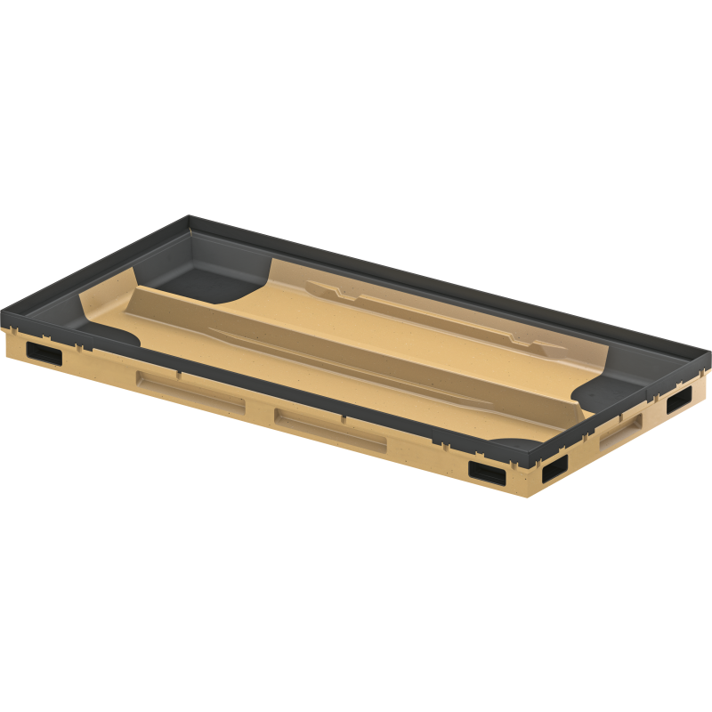 ACO Vario 2.0 Hybrid, 1000 x 500 x 80 mm, aflbsramme til rist/mtte
