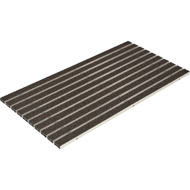 Vario 1000 x 500 mm dørmatte, grovt hår, brun