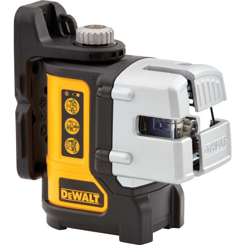 DeWalt DW089CG-XJ multilinjelaser, grøn, med vægbeslag og batterier