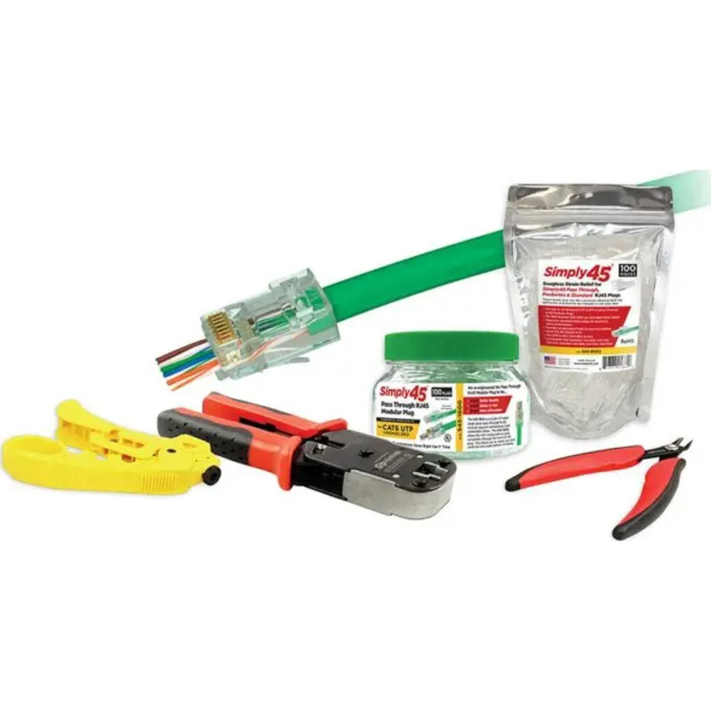 Simply45 RJ45 starter kit CAT6, alt til at komme i gang